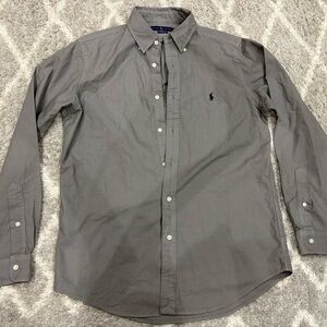 Ralph Lauren Men's Gray Button Down Shirt